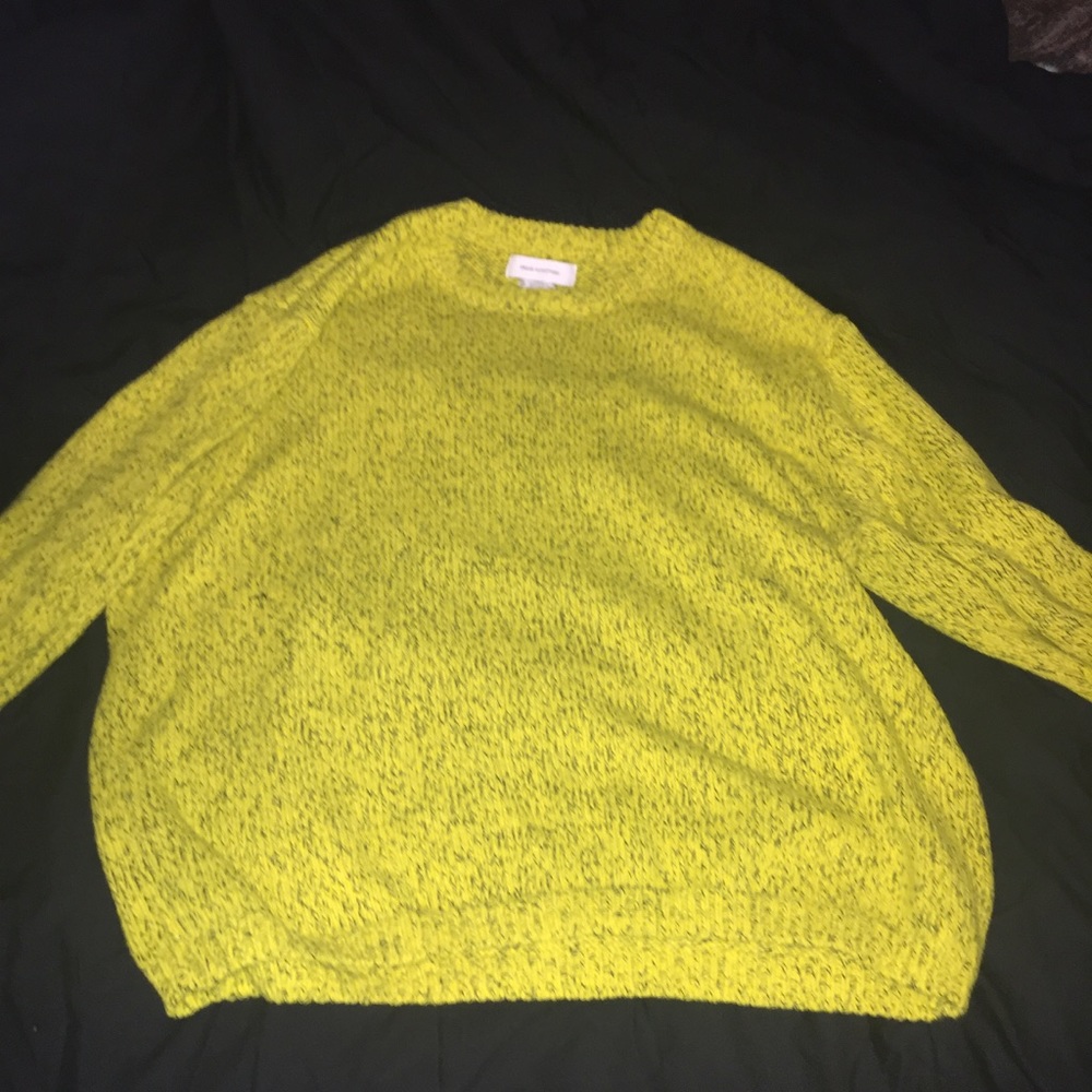 Urban Outfitters Yellow and Black Sweater